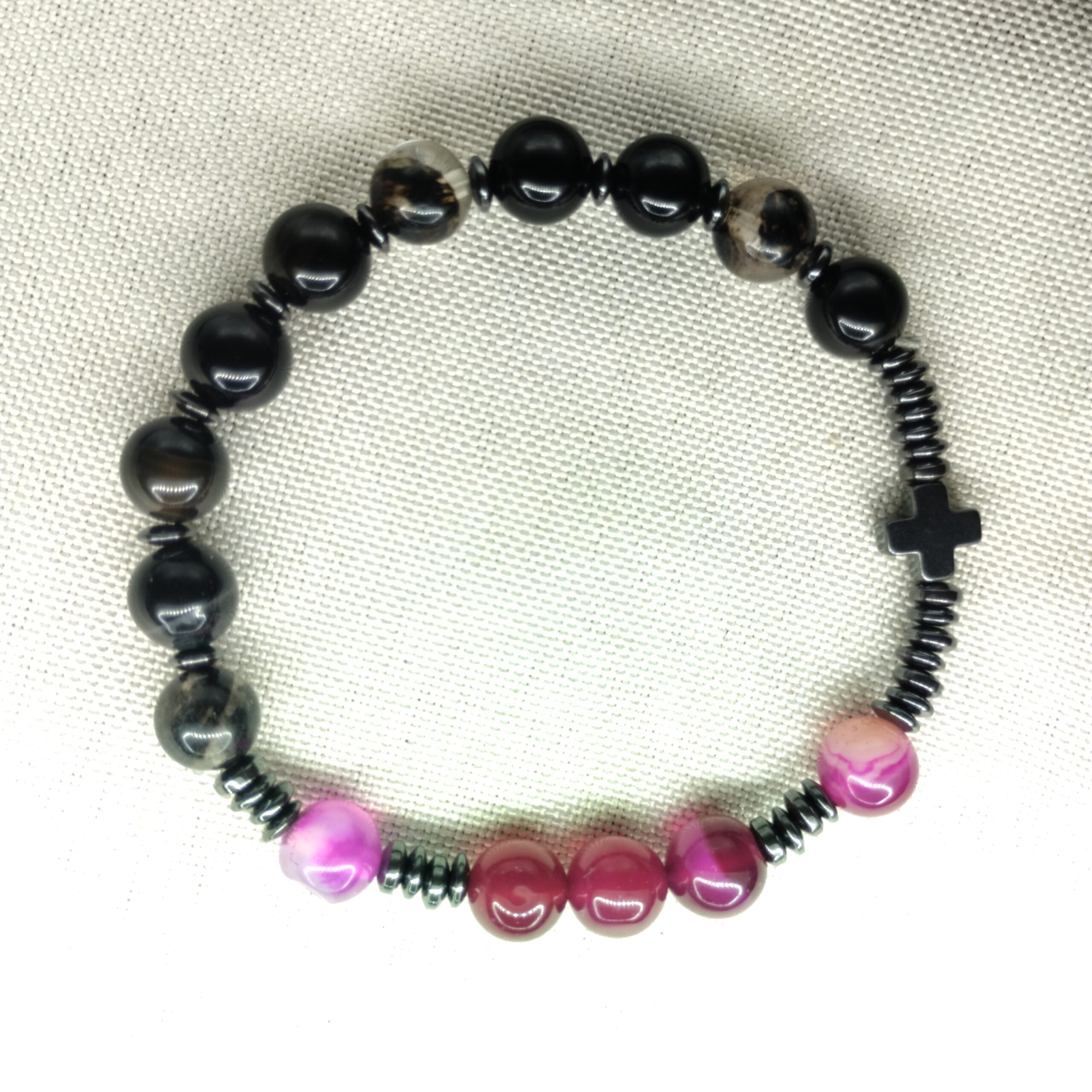 Dziesiątka Różańca 8mm "Wieczorna Róża"