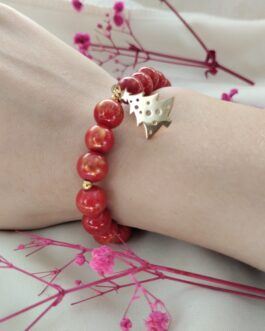 Bransoletka 8mm „Świąteczna Elegancja”