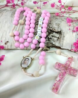 Różaniec 8mm „Kwiaty Maryi”