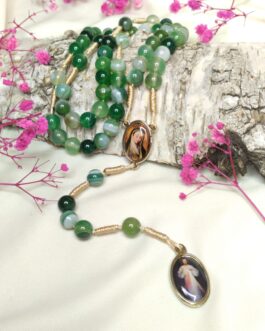 Różaniec 8mm „Maryja Cierpliwie Słuchająca”