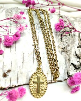 Złoty naszyjnik 27cm „Droga Zbawienia”