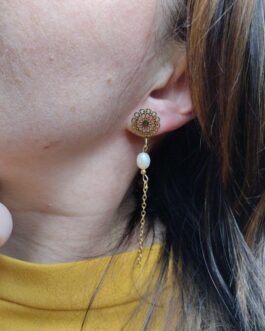 Kolczyki 7cm „W Blasku Perły”