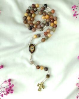 Różaniec 8mm „W odcieniach Pocieszyciela”