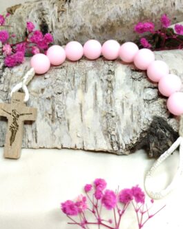 Brelok Dziesiątka 10mm „Różowa Owieczka”