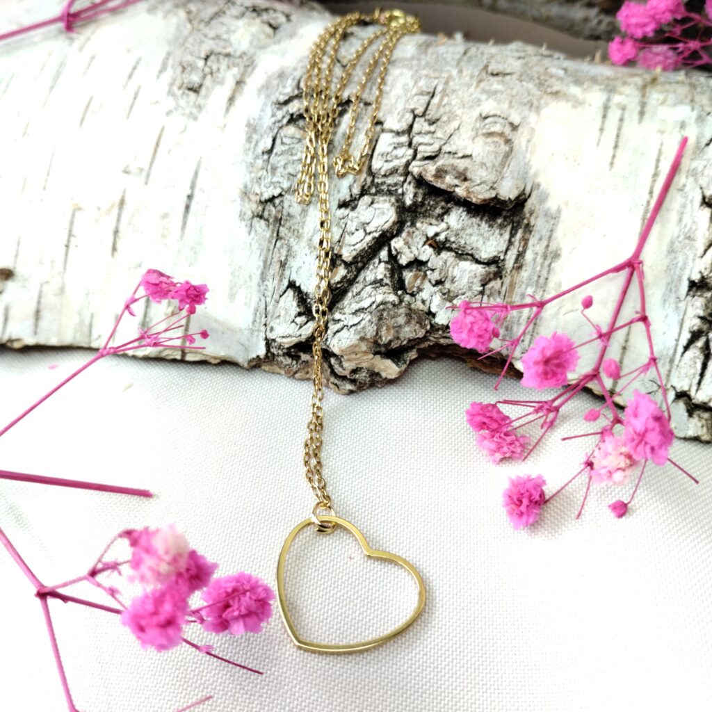 Naszyjnik 25cm "Serce w Blasku"