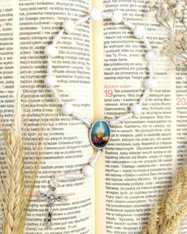 Drewniana Dziesiątka Różańca 8mm „Hostia”