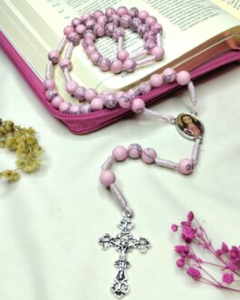 Różaniec 8mm „Patronka Czystości”
