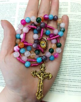 Różaniec 8mm „Siedem Darów”