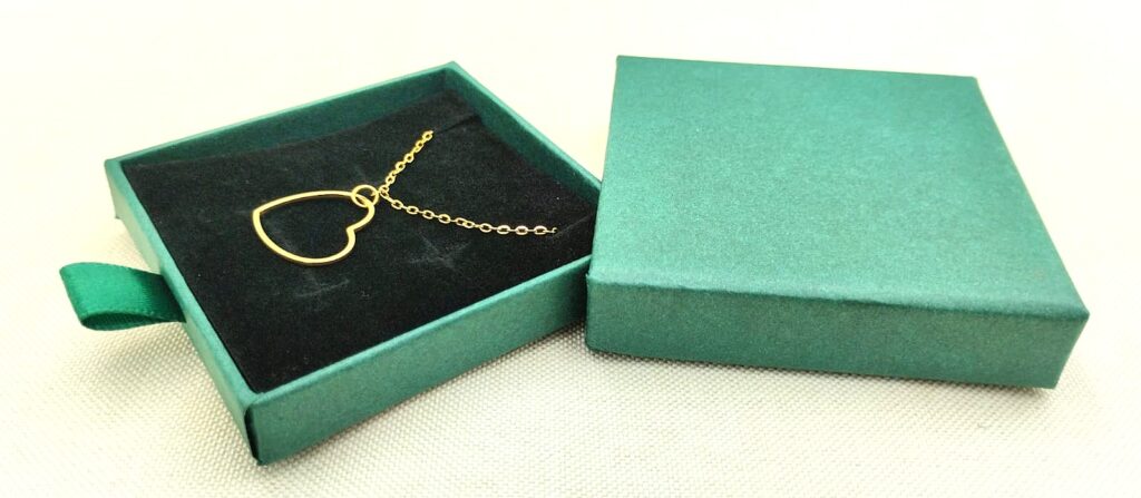 Naszyjnik 25cm "Serce w Blasku"