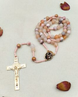 Różaniec 8mm „Matka Boża z Karmelu”
