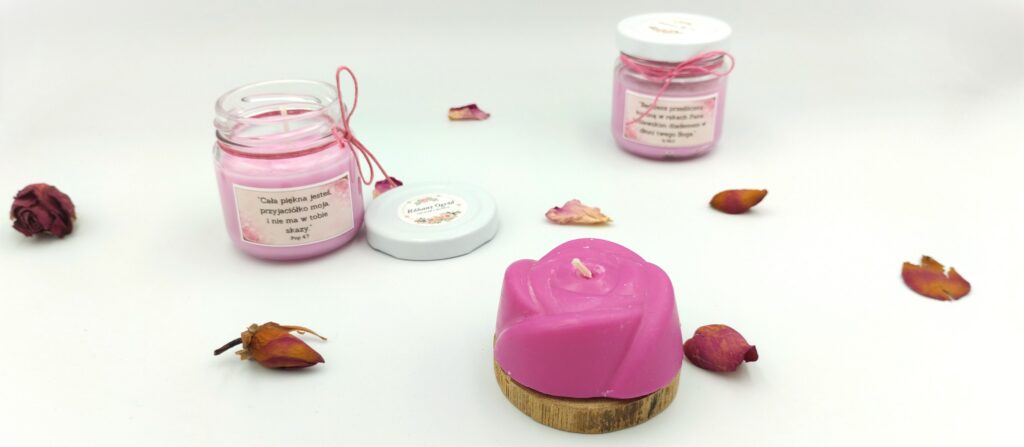 Świeczka 55g "Różane ukojenie"