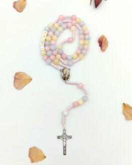 Różaniec 8 mm „Lourdes. Łaska i Pokój”