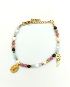 Bransoletka 4mm „Rosa Caeli”