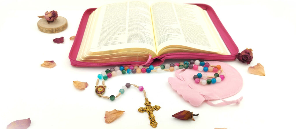 Różaniec 8mm "Dary Ducha Świętego"