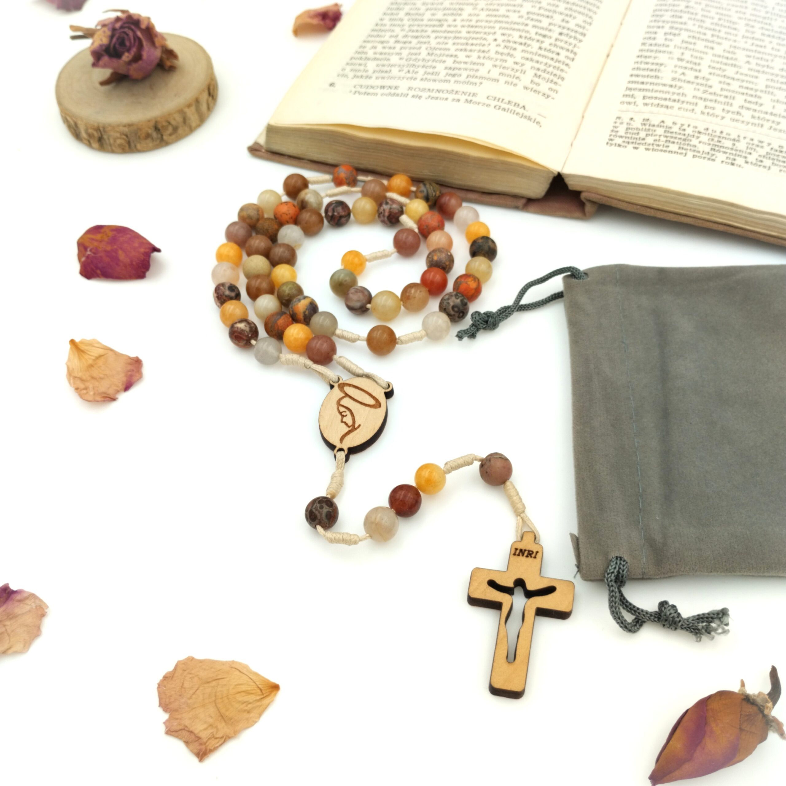 Różaniec 8mm "Odcienie Wiary"
