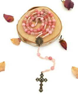 Różaniec 8mm „Modlitwa w barwach Miłości”