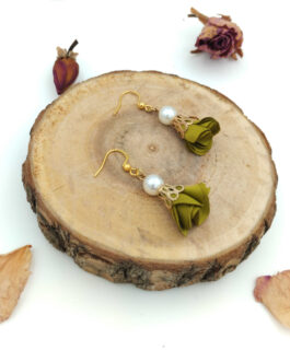 Kolczyki 4cm „Groszkowa Perła”