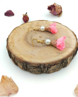 Kolczyki 3 cm „Perła Magnolii”