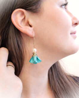 Kolczyki 6cm „Turkusowa Subtelność”