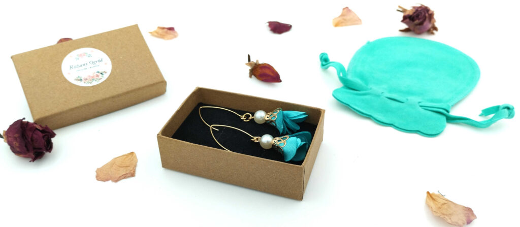 Kolczyki 6cm „Turkusowa Subtelność”