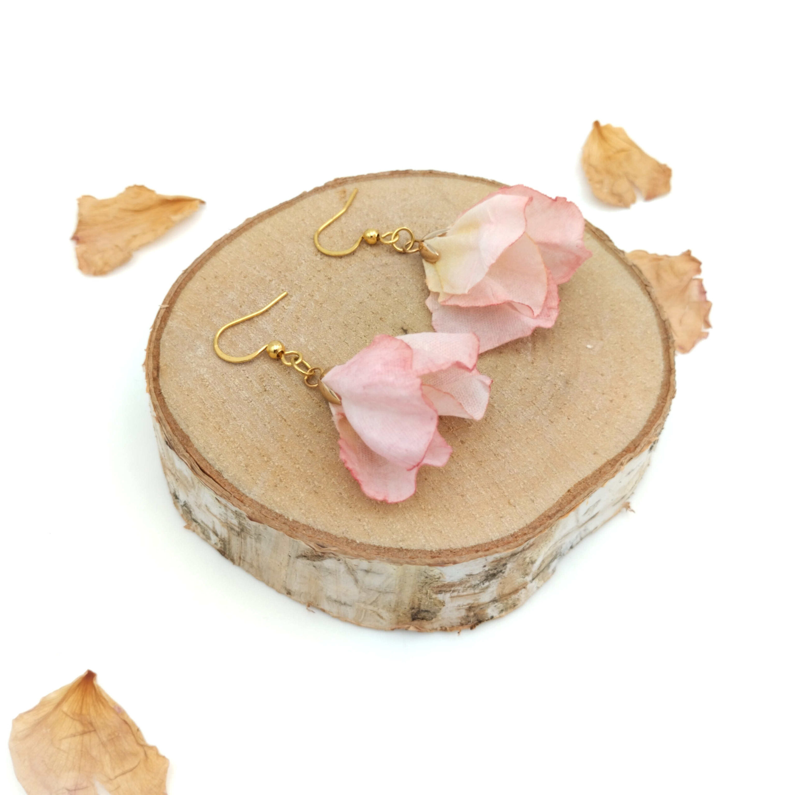 Kolczyki 4cm "Kwiat Tulipana"